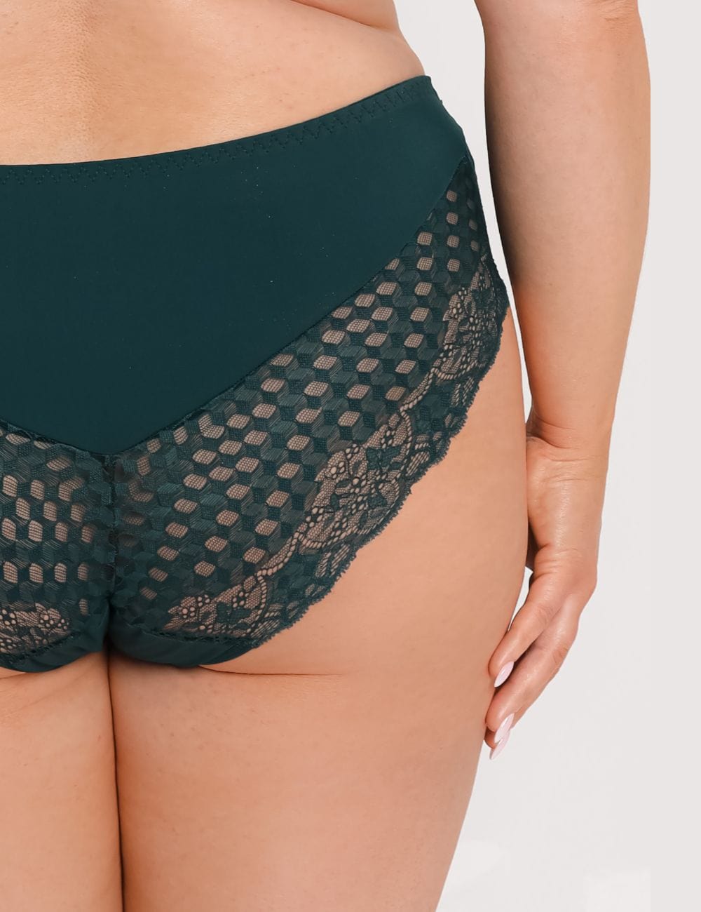 Samanta Lingerie - Brief Samanta Rosalia Midi Brief Emerald