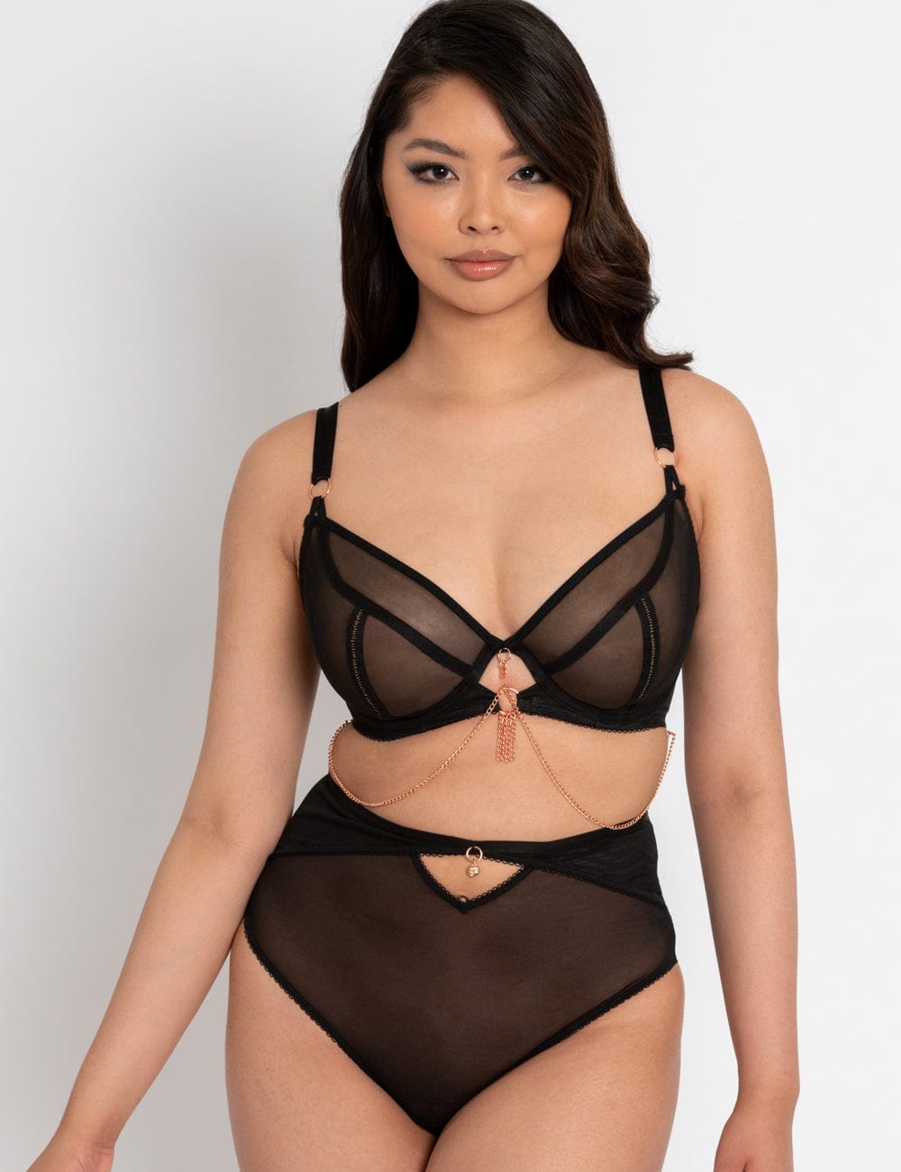 Scantilly Bra - Basics Scantilly Unchained Plunge Bra Black