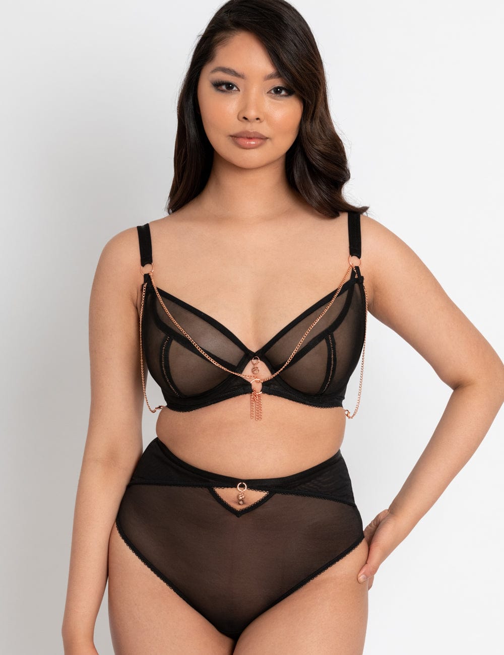 Scantilly Bra - Basics Scantilly Unchained Plunge Bra Black