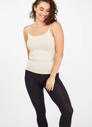 Tani Clothing - Basics - Top Tani String Singlet Nude