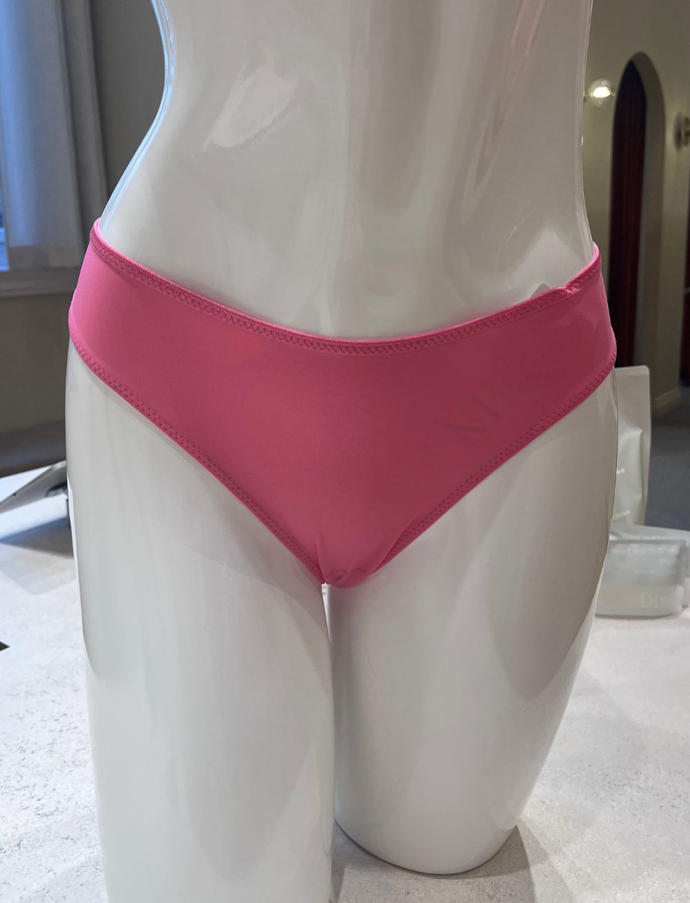 Corin Virginia Free Cut Thong Pink Ribbon