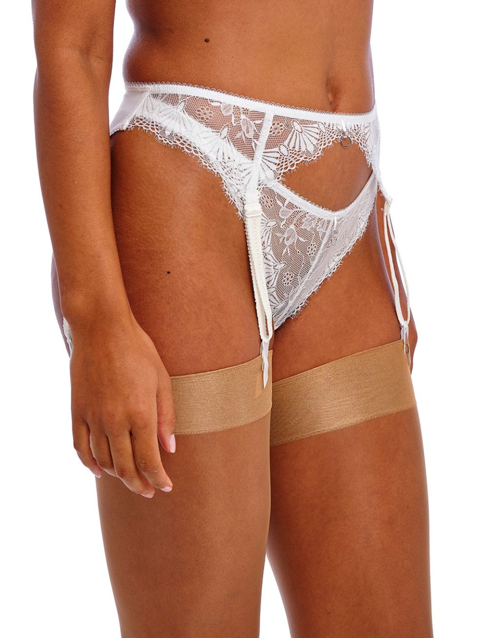Freya Fascinate Suspender White
