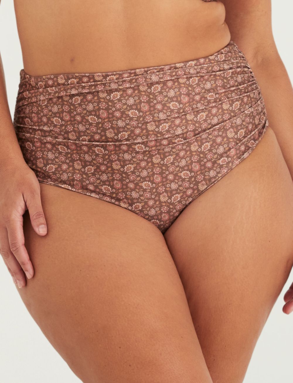 Marvell Lane Zoe High Waist Brief Wander Print
